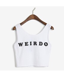 심플 크롭탑(Tシャツ/カットソー)