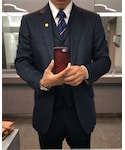 Bespoke Suit 茶ストライプの「フォーマルスーツ/小物(フォーマルスーツ/小物)」