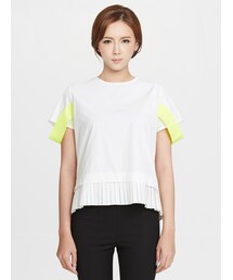 SECONDHOTEL | Atena round neck half T-shirt(シャツ/ブラウス)