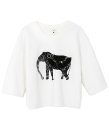 SECONDHOTEL | Elephant ornament T-shirt(Tシャツ/カットソー)