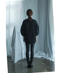 SECONDHOTEL | Puff sleeve round blouse(シャツ/ブラウス)