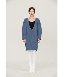 SECONDHOTEL | Sellen V kint one-piece(ワンピース)