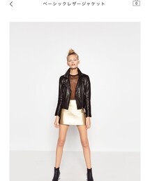 ZARA | ライダースジャケット