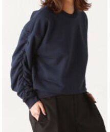 RIM.ARK | GATHER SLEEVE SW TOPS(スウェット)