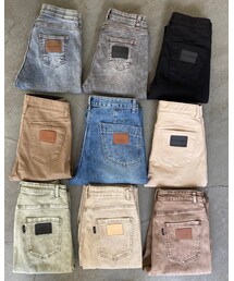 primaras | ストレッチストレートケミカルデザインデニムpt／WashGray(デニムパンツ)