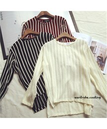 衣櫥料理 | 復古麻繩造型針織衫(ニット/セーター)