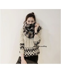 Wardrobe Cooking | 韓系幾何毛衣(ニット/セーター)