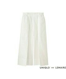 UNIQLO | WOMEN オックスフォードガウチョパンツ(その他パンツ)