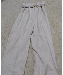 しまむら | リネンベルト付きストレートパンツ(パンツ)