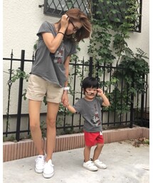 息子とオソロコーデ👫💓 | Tシャツ/カットソー
