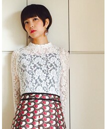 総レースカットソー | Tシャツ/カットソー