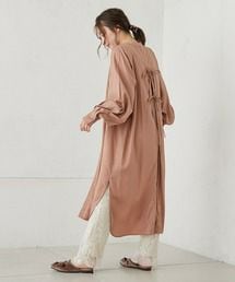 OLIVE des OLIVE | 【ZOZO限定】バックリボンロングシャツワンピース(シャツワンピース)