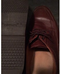 父からのお下がり | ブランドは不明だけどビブラムソールでとても歩きやすい(シューズ)