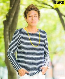 WOmB | ボーダーL/STEEシャツ
(Tシャツ/カットソー)