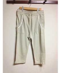 FOUND GARMENTS | パイピングスウェットクロップドパンツ(その他パンツ)