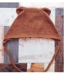 matao bear bonnet chocolate(ニットキャップ/ビーニー)