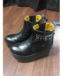 厚底サイドゴアブーツ(ブーツ)