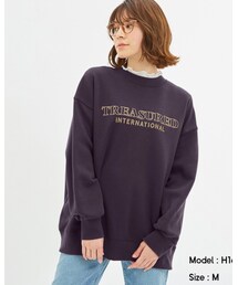 GU | グラフィックオーバーサイズスウェットプルオーバー(長袖)(スウェット)