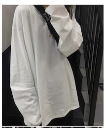 pivotdoor | flower long tee PD1094(Tシャツ/カットソー)