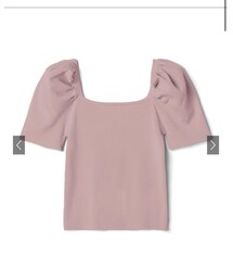 GRL | スクエアネックパワショルニットトップス[ac1798]  __  ピンク / Mサイズ(トップス)