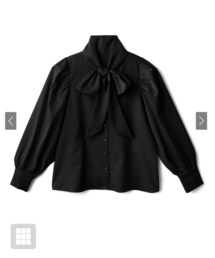 GRL | ロングカフスリボンタイブラウス[k8568v](シャツ/ブラウス)