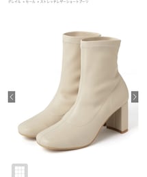 GRL | ストレッチレザーショートブーツ[ci366](ブーツ)