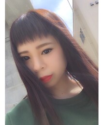 実はこんな暗髪に..🙍🏻 | その他