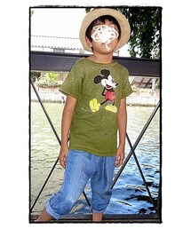 DENIM DUNGAREE | ミッキーT(Tシャツ/カットソー)