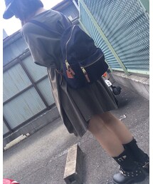 後ろ姿♡ | シャツワンピース