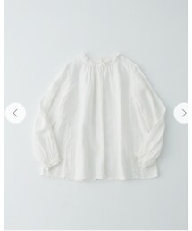 nest Robe | リネンスタンドフリルブラウス(シャツ/ブラウス)