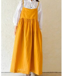 tukuroi | コットン リネン ストライプ ジャガード キャミソール ワンピース(ワンピース/ドレス)