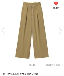 GU | 1900円、M(パンツ)
