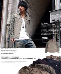 Bonds & Peace | 切り替えミリタリーシャツ(シャツ/ブラウス)