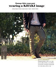 Bonds & Peace | ダメージバイカーカーゴパンツ(カーゴパンツ)