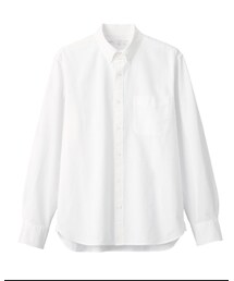 無印良品 | 新疆綿洗いざらしオックスボタンダウンシャツ(シャツ/ブラウス)