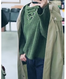 afrow | カーキもあるよ♡(ニット/セーター)