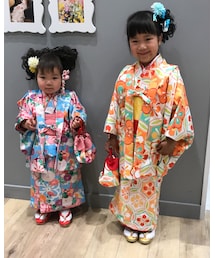 ばあちゃんに買ってもらった着物♡ | 浴衣