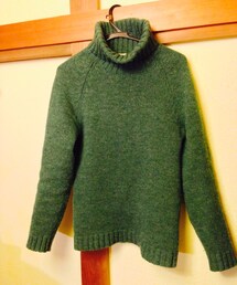 NAISSANCE | モスグリーンのタートルネックニット(ニット/セーター)