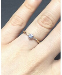 VENUS TEARS | K18イエローゴールド/0.2カラットup/Dカラー/VS2up/エクセレントカット(リング)