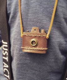 Handmade | レザーカメラネックレス(ネックレス)