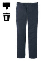 UNIQLO | ユニクロレギュラーフェットチノパン极易吸毛，下水一次就塌了 色褪せ(チノパンツ)
