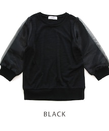 袖レーススウェット(スウェット)