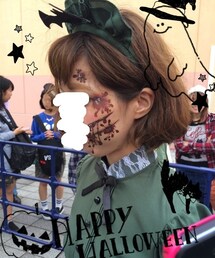ハロウィンメイク | ゾンビメイクしました
(ファンデーション)