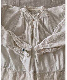 antique | 〜1920s Romanian cotton smock(シャツ/ブラウス)