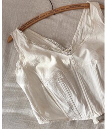 antique | early 20th corset cover (その他トップス)