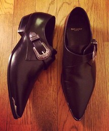 SAINT LAURENT PARIS | バックル付きシューズ(ドレスシューズ)