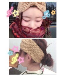 no brand | 簡単お団子アレンジ(ヘアバンド)