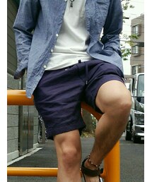 FIVE BROTHER | 綿麻ボンディングショーツ(その他パンツ)