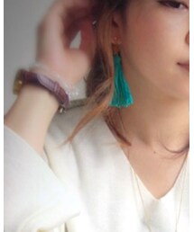 メルカリハンドメイド❤️ | イヤリング