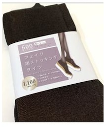 3coins | フェイク黒ストッキングタイツ(タイツ/ストッキング)